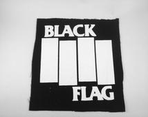 black flag band patch